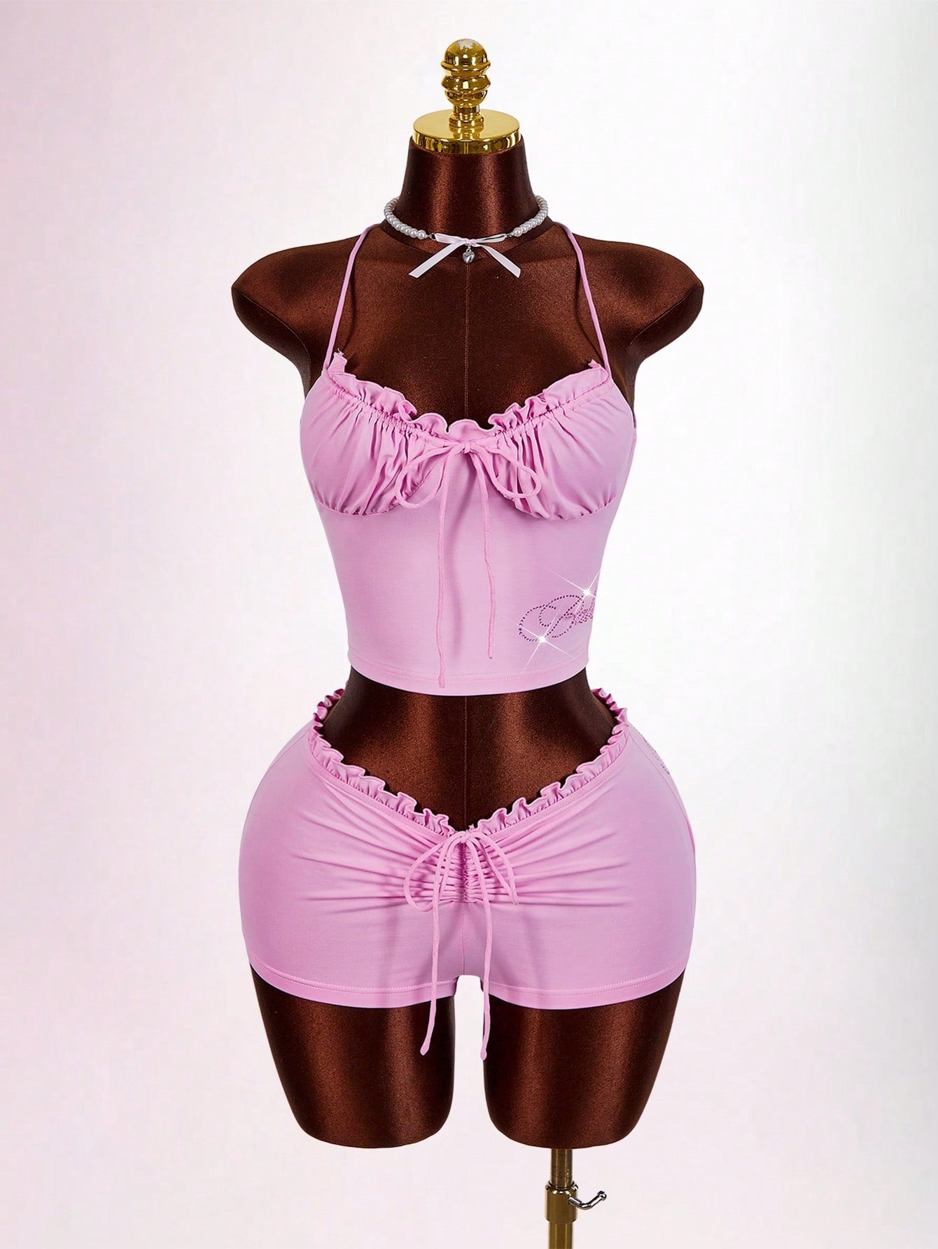 Blush Ruffle Summer Set