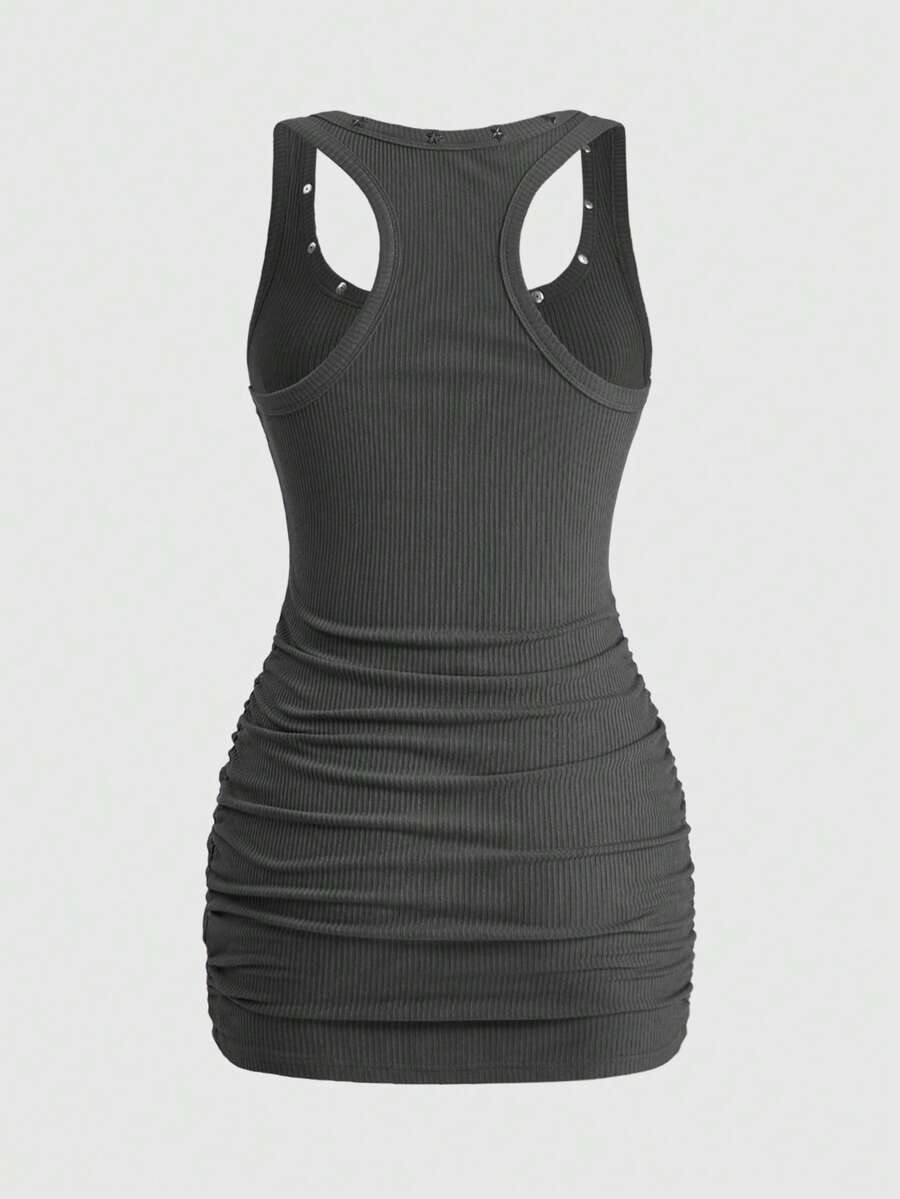 Angel Static Studded Mini Dress — SHEIN view 2