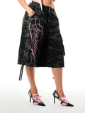 Camo Script Cargo Bermuda Shorts - view 1