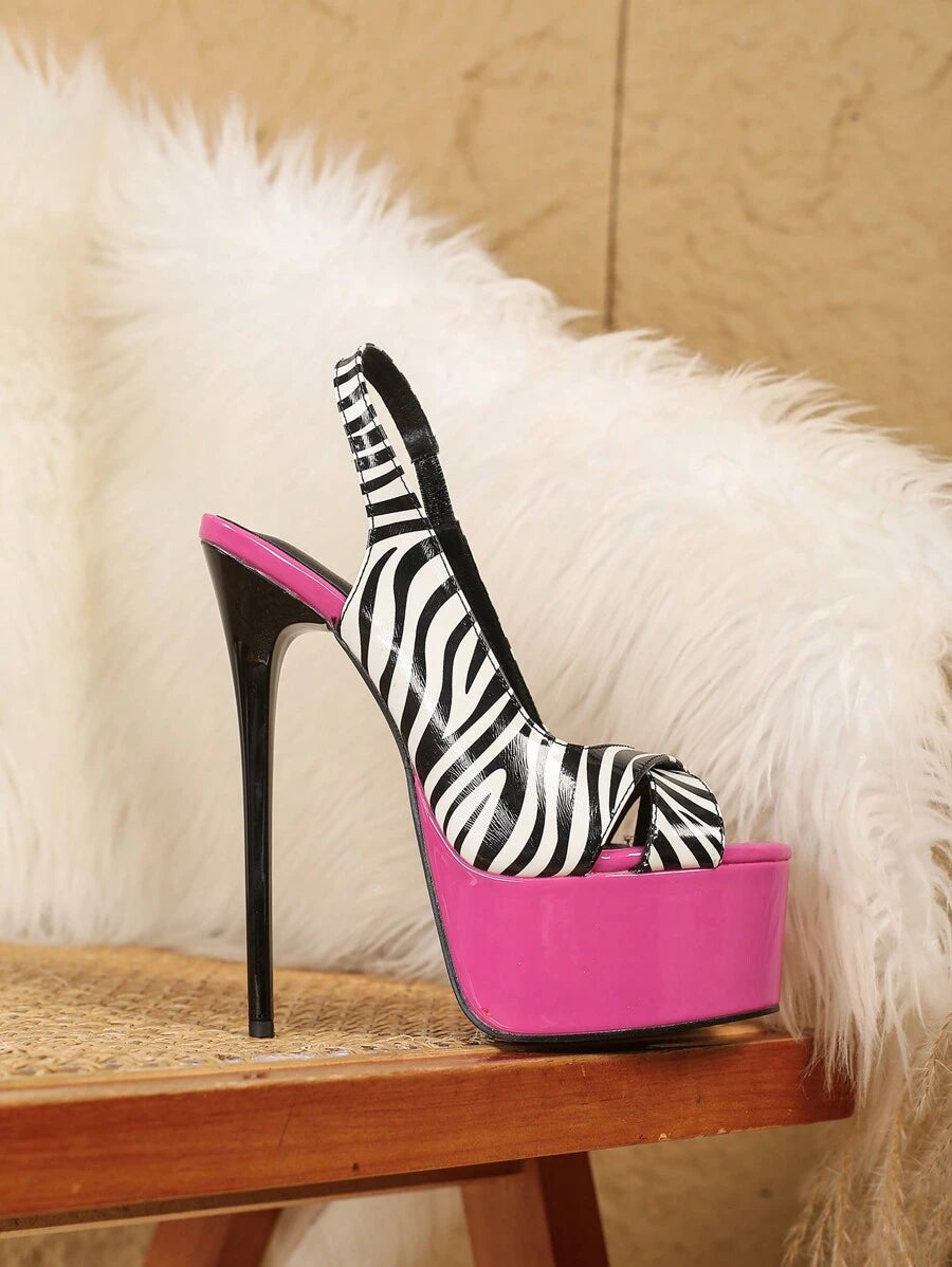 Club Platform Strappy High-Heel Sandals - view 3