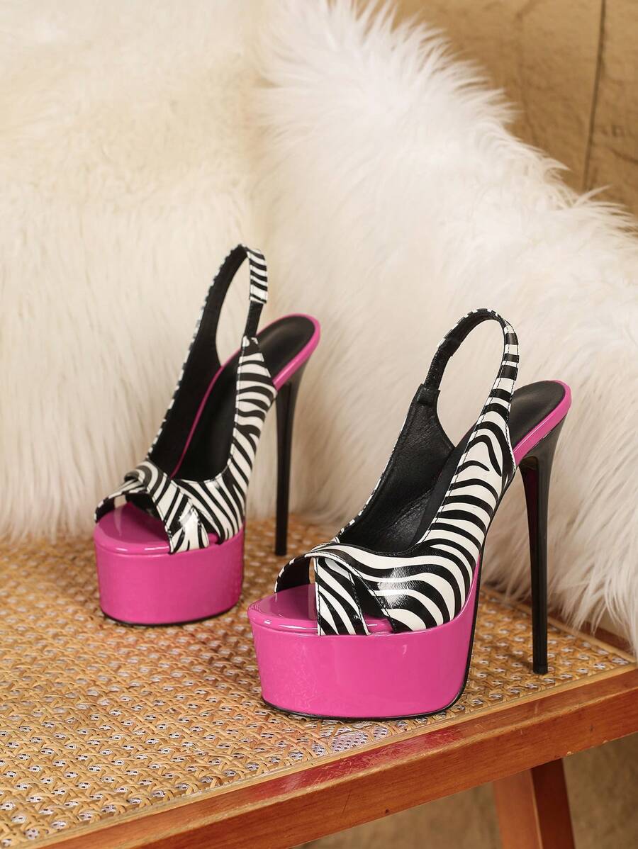 Club Platform Strappy High-Heel Sandals - view 4