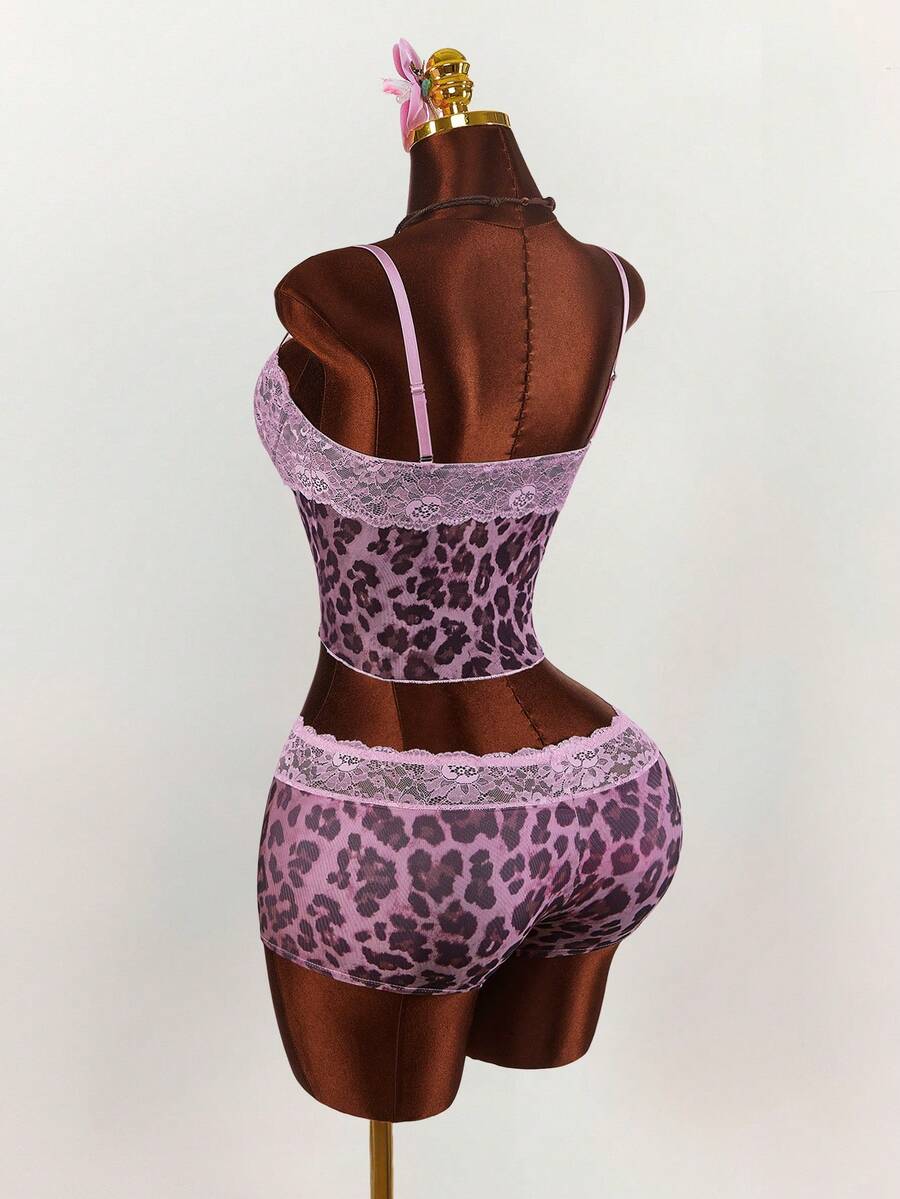 Floral Whisper Lace Two-Piece Set — SHEIN view 2