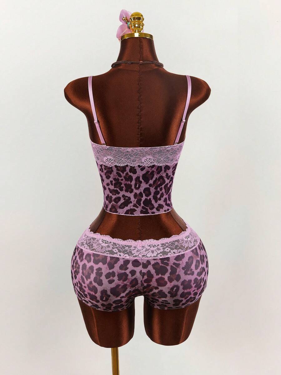 Floral Whisper Lace Two-Piece Set — SHEIN view 5