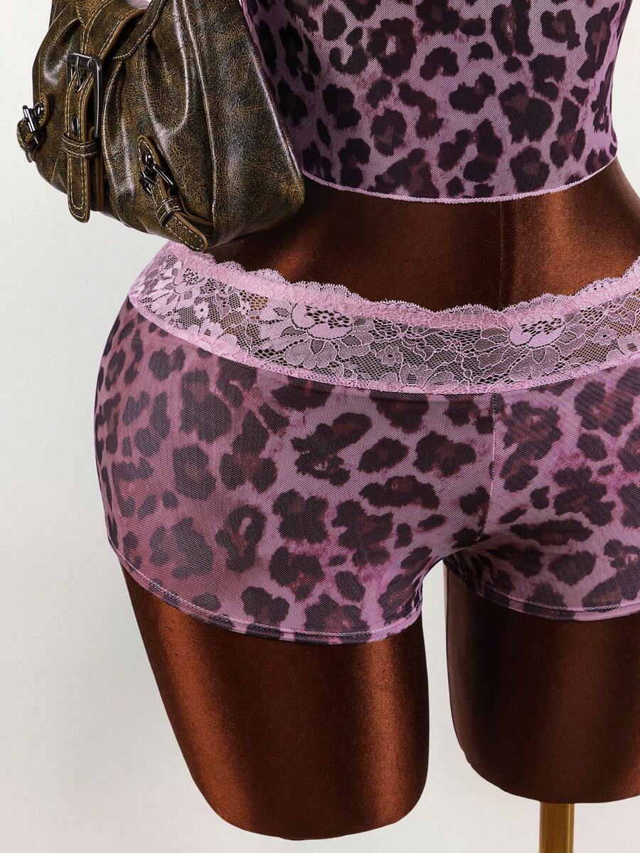 Floral Whisper Lace Two-Piece Set — SHEIN view 7