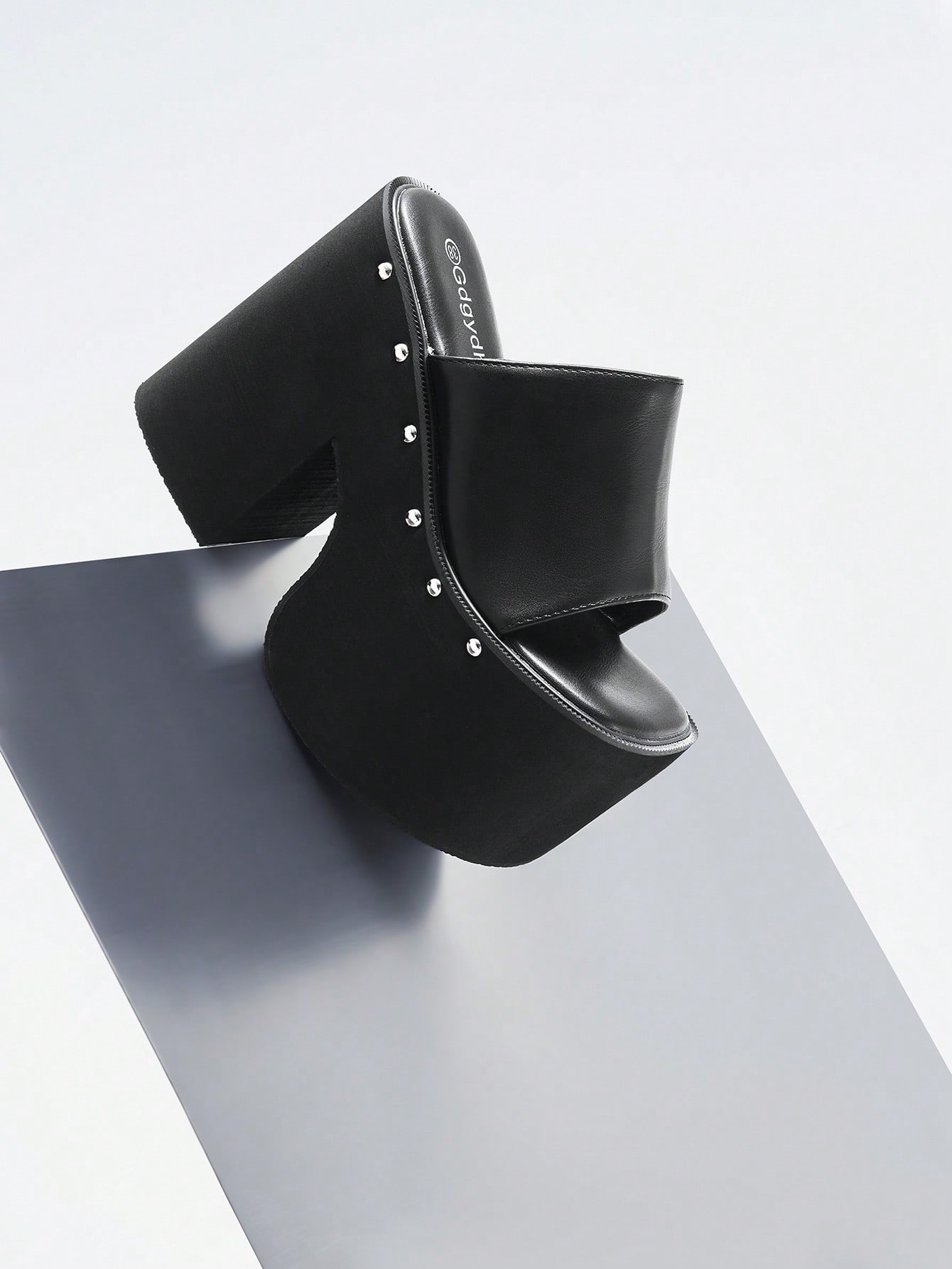 Midnight Platform Wedge Sandals