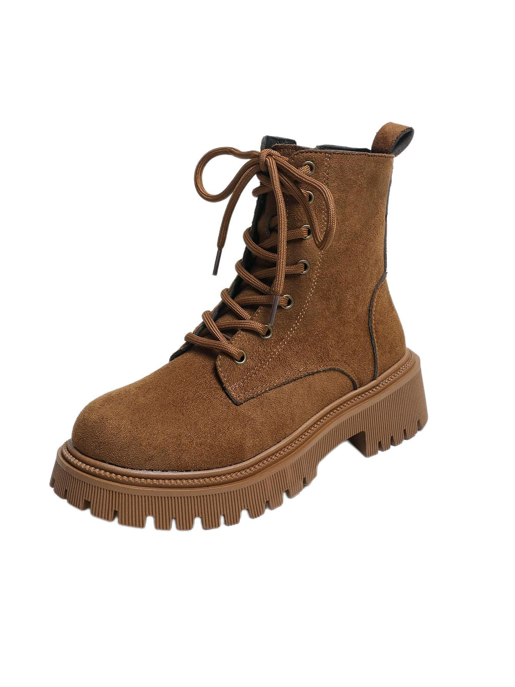Moto Cloud Chunky Ankle Boots — SHEIN view 9