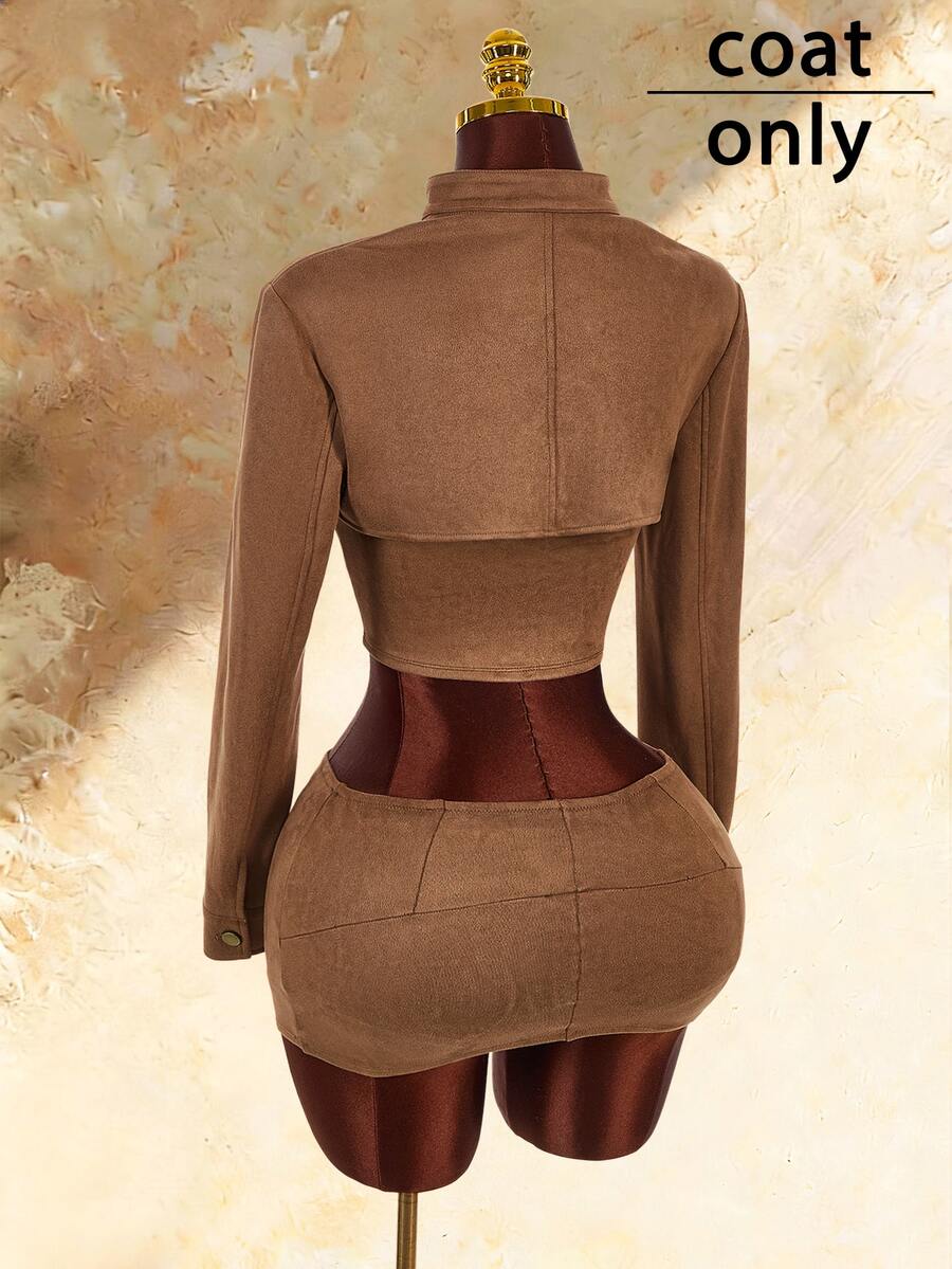 Nightline Buckle Mini Jacket — SHEIN view 15