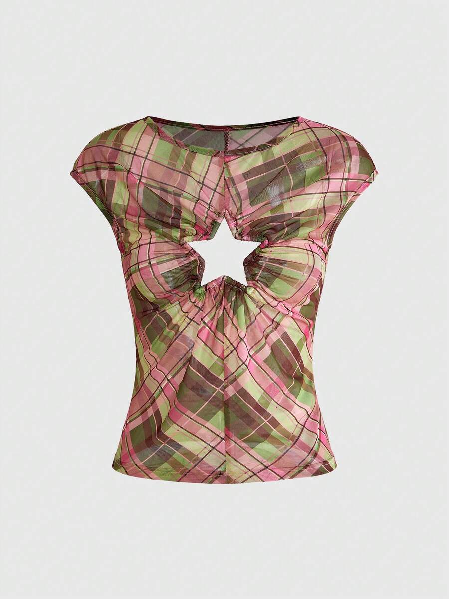 Pentagram Sheer Schoolgirl Top - view 1