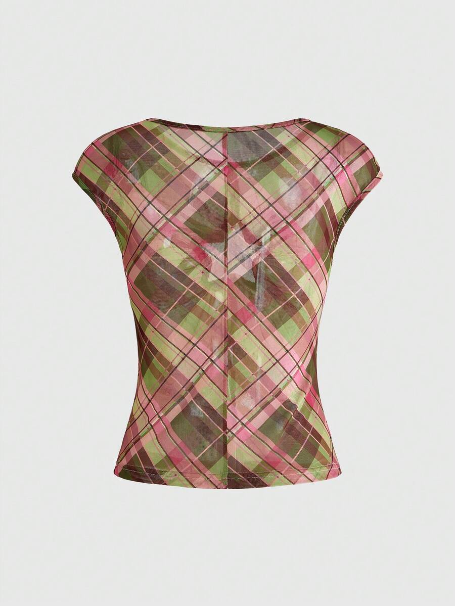 Pentagram Sheer Schoolgirl Top - view 2
