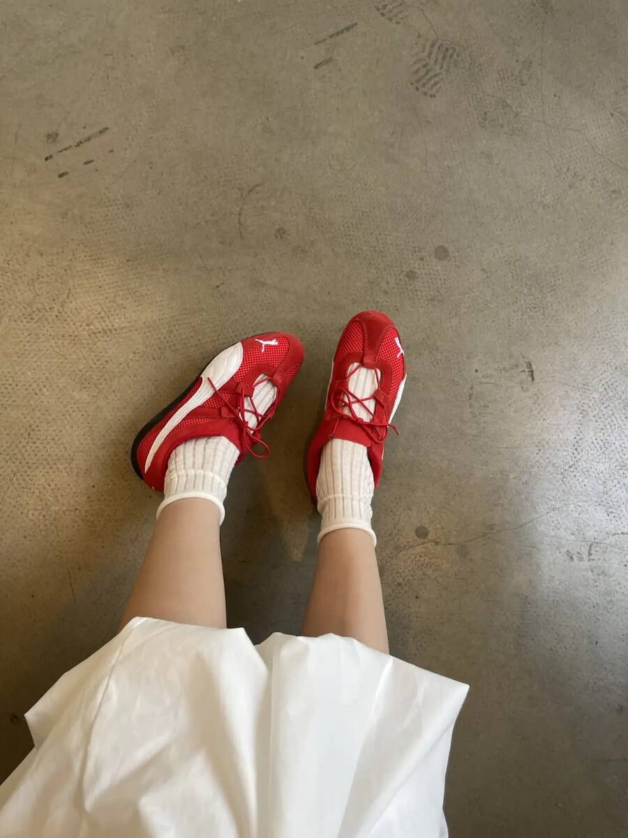 PUMA Speedcat Go Red Low-Top Sneakers — Red — view 7