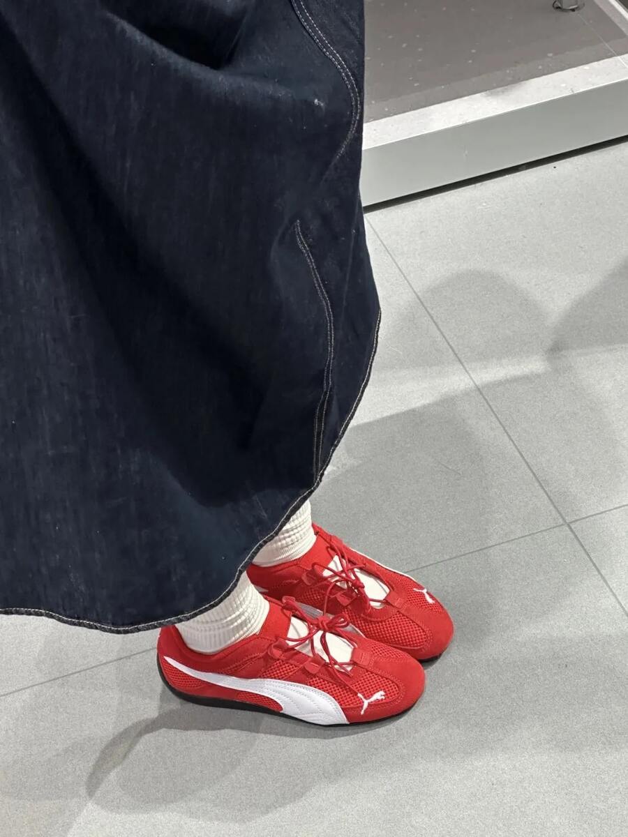 PUMA Speedcat Go Red Low-Top Sneakers — Red — view 9