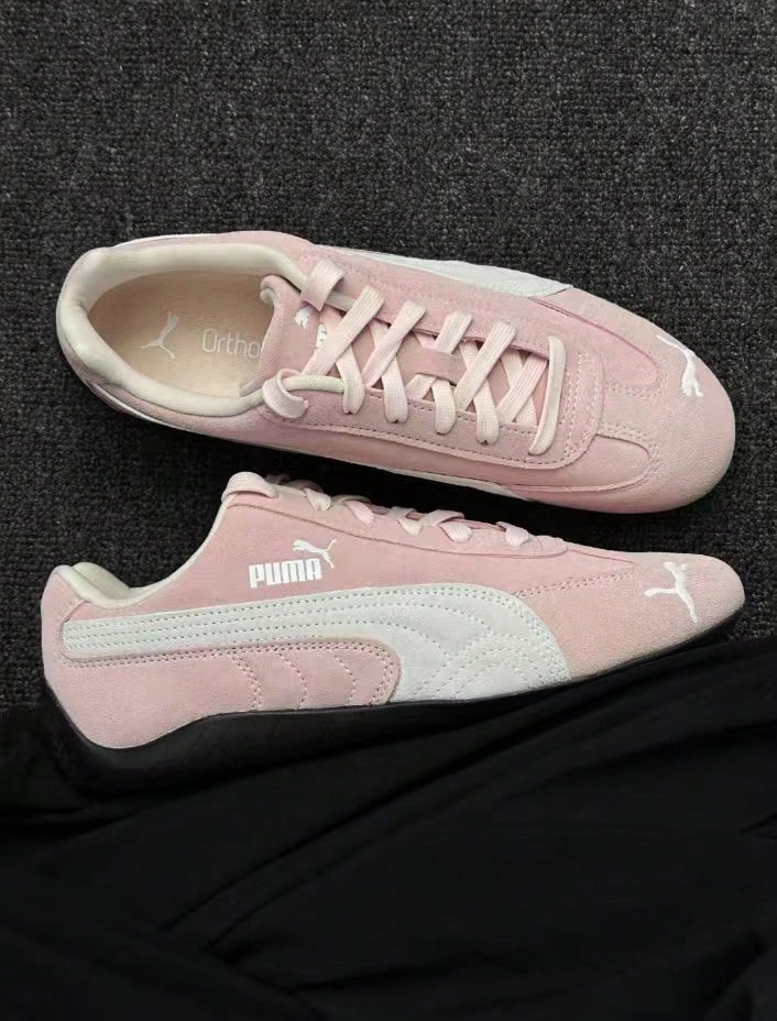 PUMA Speedcat Mousse Pink Sneakers — Mousse Powder — view 5