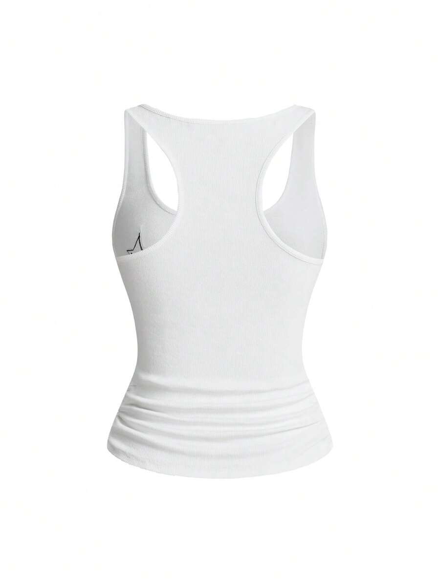 Punk Badge Bow Camisole back view
