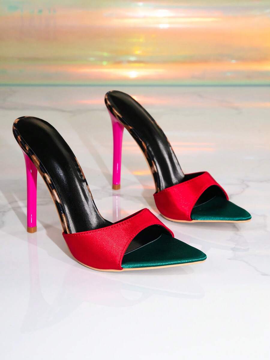 Spectrum Needle Stiletto Sandals — SHEIN view 5