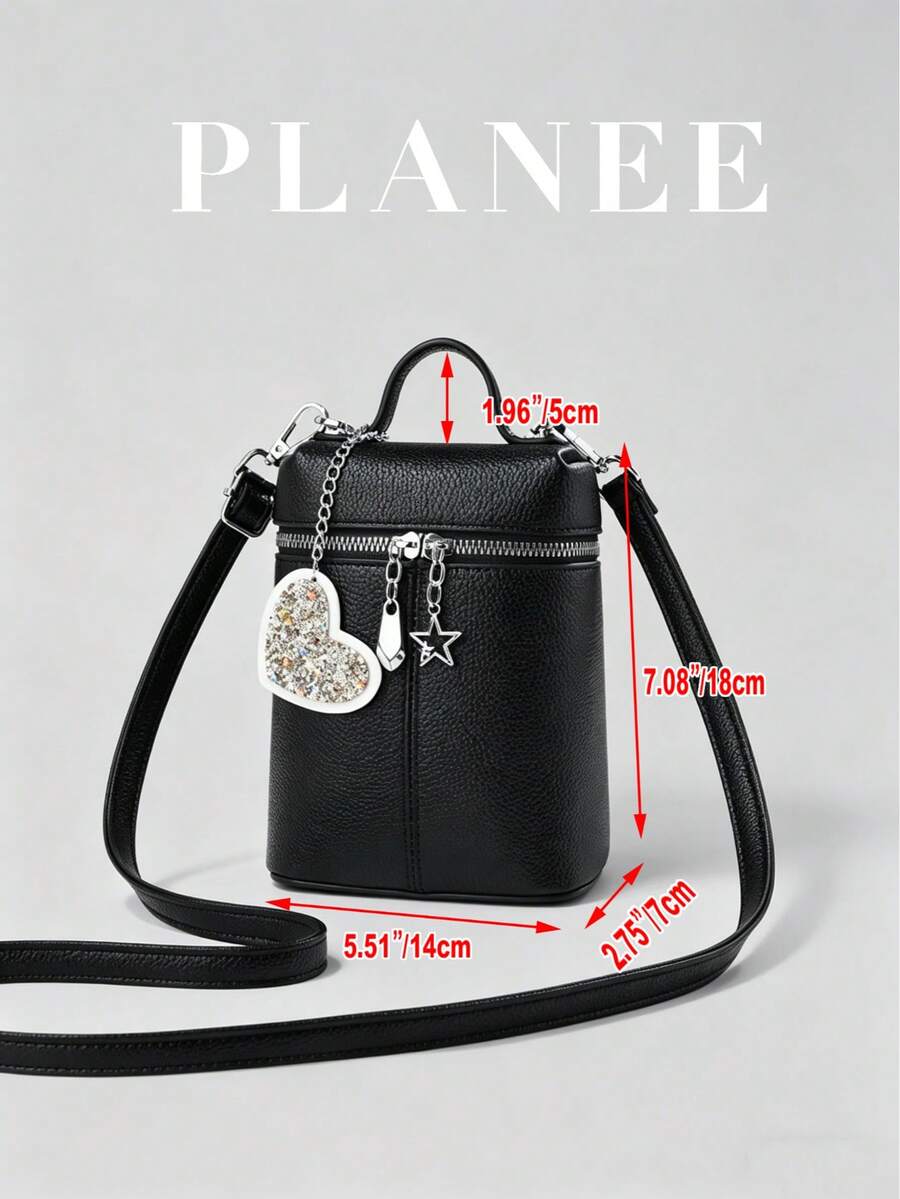 Star & Heart Mini Crossbody Bag side view