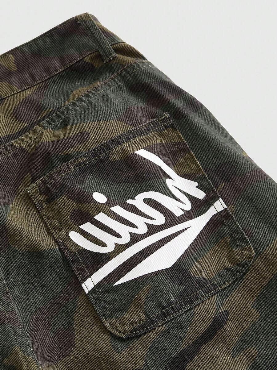 Utility Muse Denim Bermuda Shorts — SHEIN view 3